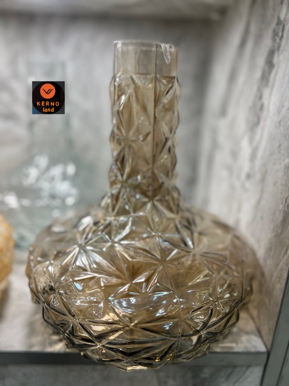 شیشه یدک کرنو ایکس لارج مدل ایس ( عسلی دودی)